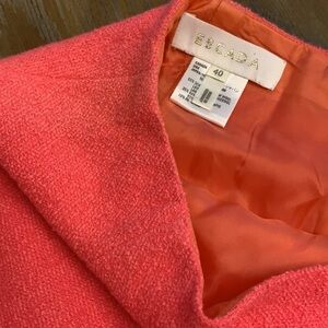 ESCADA BRIGHT SKIRT SIZE 40 WOOL RABBIT